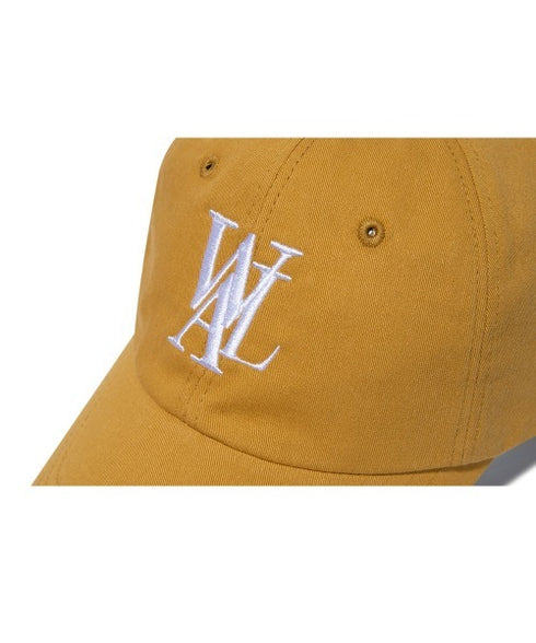 WOOALONG(ウアロン)/シグネチャー ロゴ ベースボール キャップ サイズ調整可能/Signature Logo ball cap | IL5231046 | イエロー