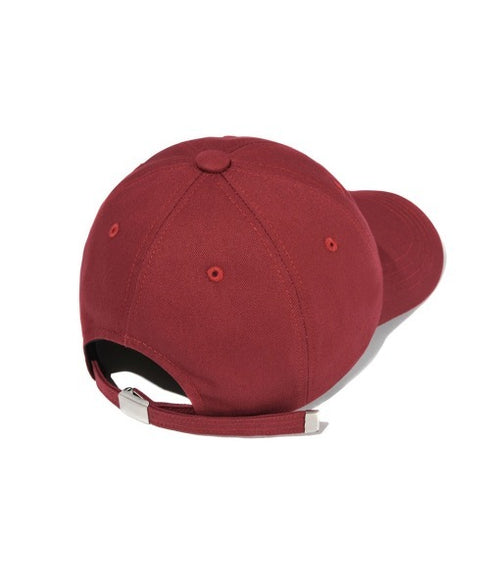 WOOALONG(ウアロン)/シグネチャー ロゴ ベースボール キャップ サイズ調整可能/Signature Logo ball cap | IL5231046 | ワインレッド