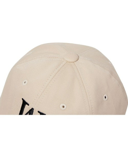 WOOALONG(ウアロン)/シグネチャー ロゴ ベースボール キャップ サイズ調整可能/Signature Logo ball cap | IL5231046 | ベージュ