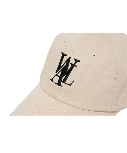WOOALONG(ウアロン)/シグネチャー ロゴ ベースボール キャップ サイズ調整可能/Signature Logo ball cap | IL5231046 | ベージュ