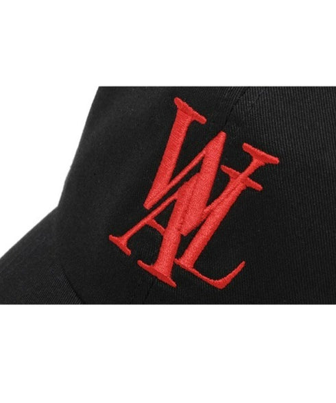 WOOALONG(ウアロン)/シグネチャー ロゴ ベースボール キャップ サイズ調整可能/Signature Logo ball cap | IL5231046 | ブラック系その他