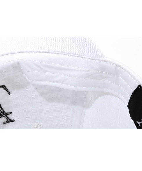 WOOALONG(ウアロン)/シグネチャー ロゴ ベースボール キャップ サイズ調整可能/Signature Logo ball cap | IL5231046 | ホワイト
