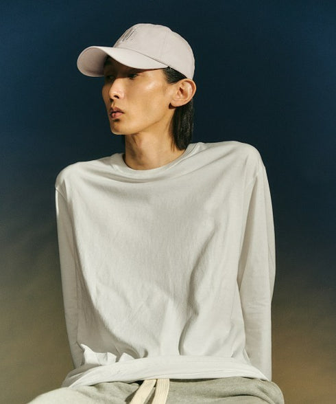 WOOALONG(ウアロン)/シグネチャー ロゴ ベースボール キャップ サイズ調整可能/Signature Logo ball cap | IL5231046 | アイボリー