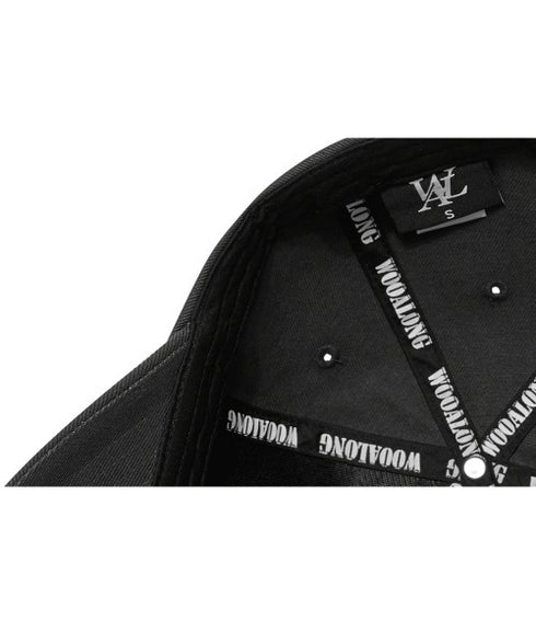 WOOALONG(ウアロン)/シグネチャー ロゴ ベースボール キャップ サイズ調整可能/Signature Logo ball cap | IL5231046 | チャコールグレー