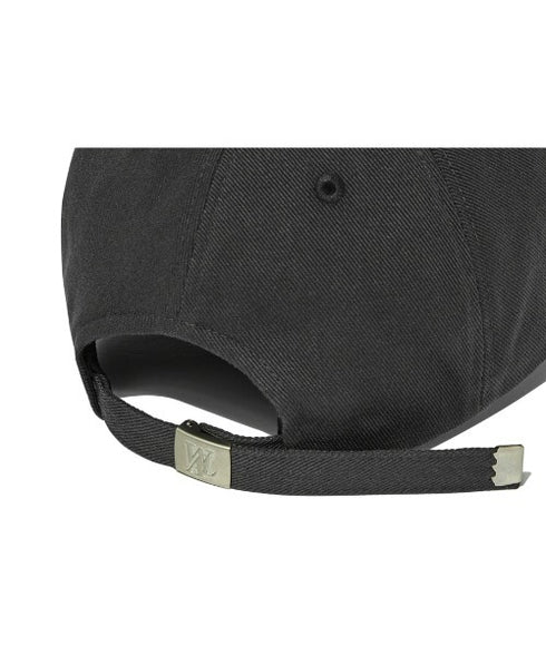 WOOALONG(ウアロン)/シグネチャー ロゴ ベースボール キャップ サイズ調整可能/Signature Logo ball cap | IL5231046 | チャコールグレー