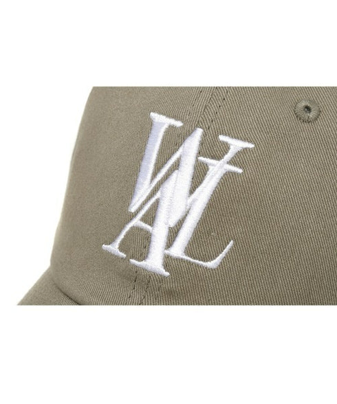 WOOALONG(ウアロン)/シグネチャー ロゴ ベースボール キャップ サイズ調整可能/Signature Logo ball cap | IL5231046 | モカ
