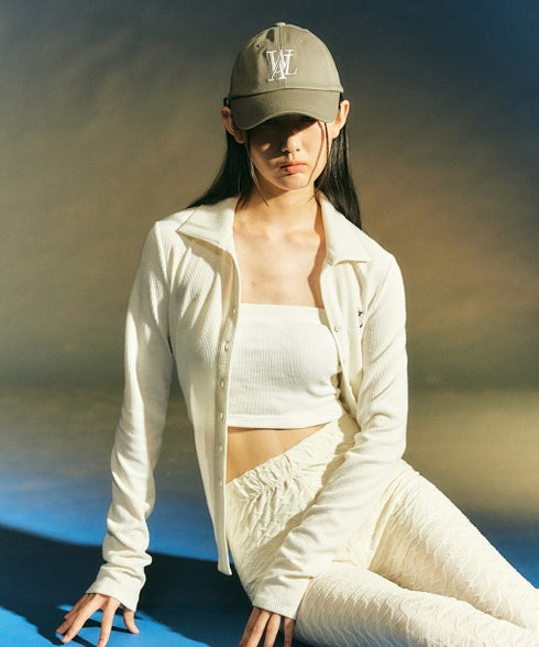 WOOALONG(ウアロン)/シグネチャー ロゴ ベースボール キャップ サイズ調整可能/Signature Logo ball cap | IL5231046 | モカ