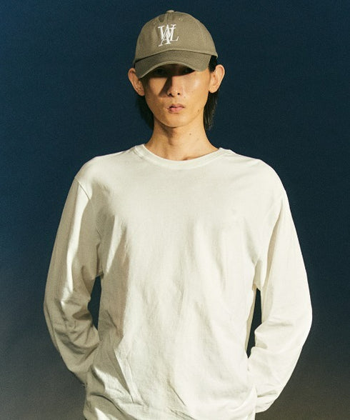 WOOALONG(ウアロン)/シグネチャー ロゴ ベースボール キャップ サイズ調整可能/Signature Logo ball cap | IL5231046 | モカ