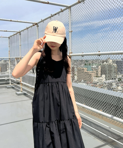 WOOALONG(ウアロン)/シグネチャー ロゴ ベースボール キャップ サイズ調整可能/Signature Logo ball cap | IL5231046 | ベージュ