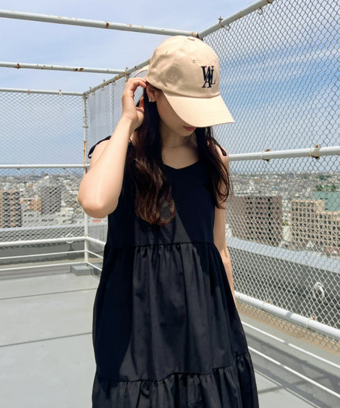 WOOALONG(ウアロン)/シグネチャー ロゴ ベースボール キャップ サイズ調整可能/Signature Logo ball cap | IL5231046 | ベージュ