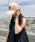 WOOALONG(ウアロン)/シグネチャー ロゴ ベースボール キャップ サイズ調整可能/Signature Logo ball cap | IL5231046 | ベージュ