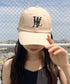 WOOALONG(ウアロン)/シグネチャー ロゴ ベースボール キャップ サイズ調整可能/Signature Logo ball cap | IL5231046 | ベージュ
