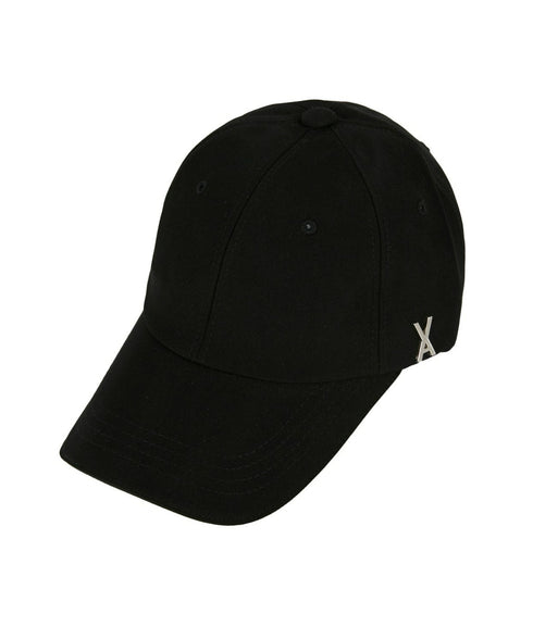VARZAR(バザール)/Silver stud over fit ball cap/シルバー スタッズ オーバーフィット ベースボール キャップ | IL5232015 | ブラック