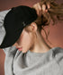 VARZAR(バザール)/Silver stud over fit ball cap/シルバー スタッズ オーバーフィット ベースボール キャップ | IL5232015 | ブラック