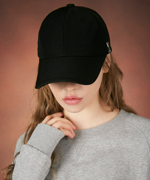VARZAR(バザール)/Silver stud over fit ball cap/シルバー スタッズ オーバーフィット ベースボール キャップ | IL5232015 | ブラック