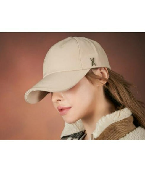 VARZAR(バザール)/Silver stud over fit ball cap/シルバー スタッズ オーバーフィット ベースボール キャップ | IL5232015 | ベージュ