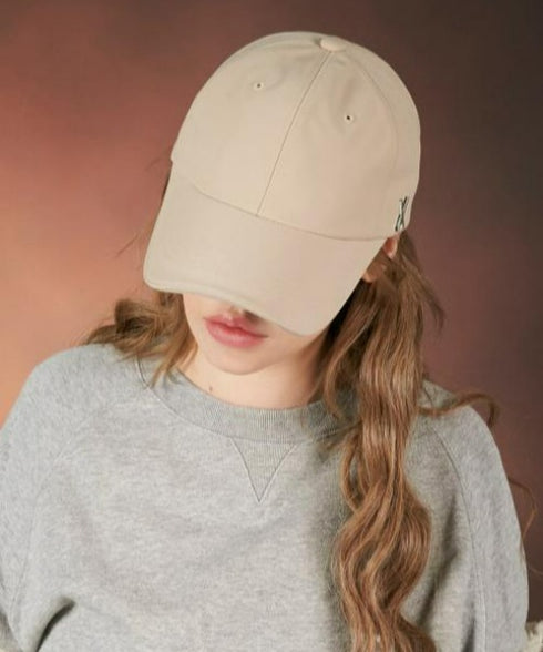 VARZAR(バザール)/Silver stud over fit ball cap/シルバー スタッズ オーバーフィット ベースボール キャップ | IL5232015 | ベージュ