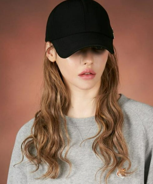 VARZAR(バザール)/Silver stud over fit ball cap/シルバー スタッズ オーバーフィット ベースボール キャップ | IL5232015 | ブラック