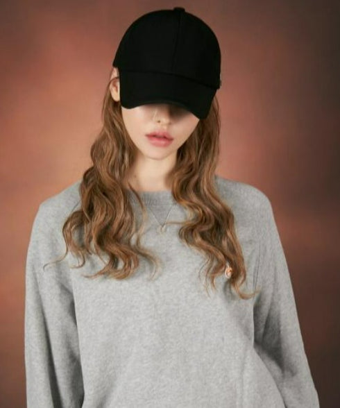 VARZAR(バザール)/Silver stud over fit ball cap/シルバー スタッズ オーバーフィット ベースボール キャップ | IL5232015 | ブラック