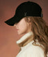 VARZAR(バザール)/Silver stud over fit ball cap/シルバー スタッズ オーバーフィット ベースボール キャップ | IL5232015 | ブラック