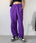 【S ~XXLサイズ対応】カラー ワイド ルーズ ビッグ オーバーサイズ スウェットパンツ | IM2232021 | パープル