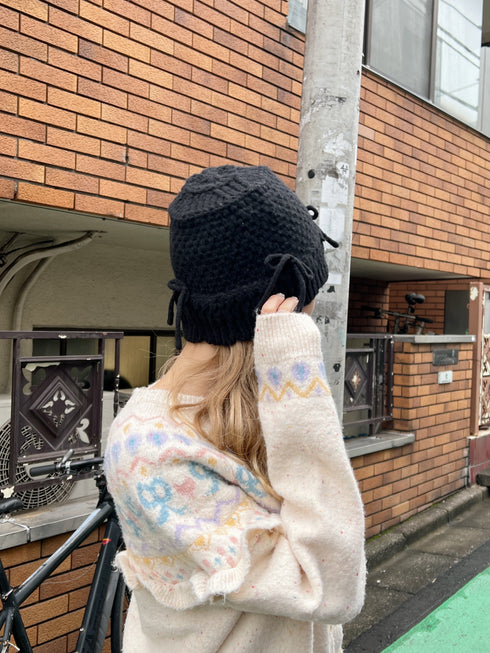 lovely ribbon frill cardigan | SL2243639 | アイボリー