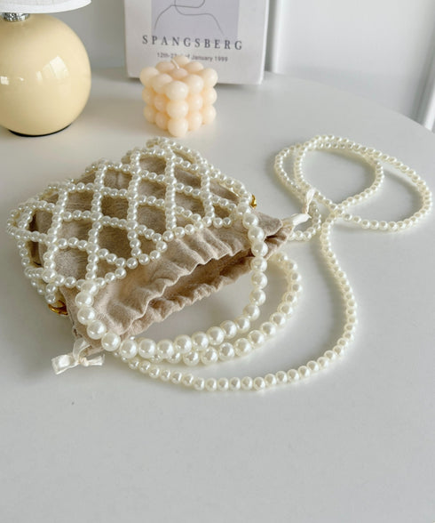 パール2WAYミニショルダーバッグ | LO1233024 | ホワイト