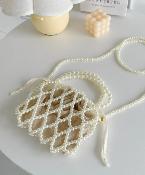 パール2WAYミニショルダーバッグ | LO1233024 | ホワイト