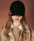 VARZAR(バザール)/Gold stud over fit ball cap/ゴールド スタッズ オーバーフィット ベースボール キャップ | IL5232026 | ブラック