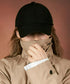 VARZAR(バザール)/Gold stud over fit ball cap/ゴールド スタッズ オーバーフィット ベースボール キャップ | IL5232026 | ブラック