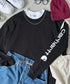 Carhartt(カーハート)/袖ロゴ ロンT USA規格 ルーズフィット ヘビーウェイト 6.75Oz ビッグサイズ オーバーサイズ コットン K231/ LOOSE FIT HEAVYWEIGHT LONG-SLEEVE LOGO SLEEVE GRAPHIC T-SHIRT | IM2233010 | ブラック