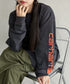 Carhartt(カーハート)/袖ロゴ ロンT USA規格 ルーズフィット ヘビーウェイト 6.75Oz ビッグサイズ オーバーサイズ コットン K231/ LOOSE FIT HEAVYWEIGHT LONG-SLEEVE LOGO SLEEVE GRAPHIC T-SHIRT | IM2233010 | ダークグレー