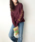 Carhartt(カーハート)/袖ロゴ ロンT USA規格 ルーズフィット ヘビーウェイト 6.75Oz ビッグサイズ オーバーサイズ コットン K231/ LOOSE FIT HEAVYWEIGHT LONG-SLEEVE LOGO SLEEVE GRAPHIC T-SHIRT | IM2233010 | ワインレッド