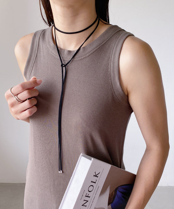 フェイクスウェード コードチョーカー | MD4232001 | シルバー