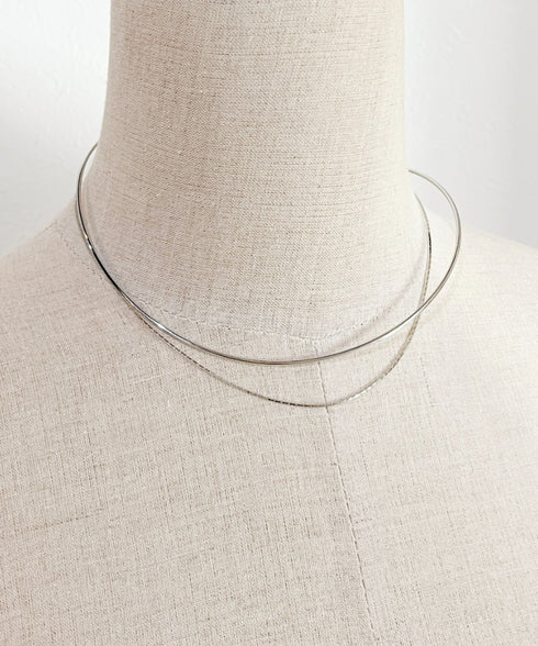 ショートメタルチョーカーネックレス | IS42311032 | シルバー