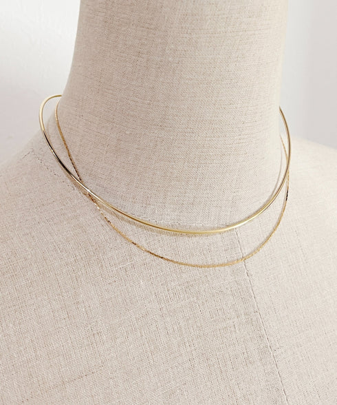 ショートメタルチョーカーネックレス | IS42311032 | ゴールド