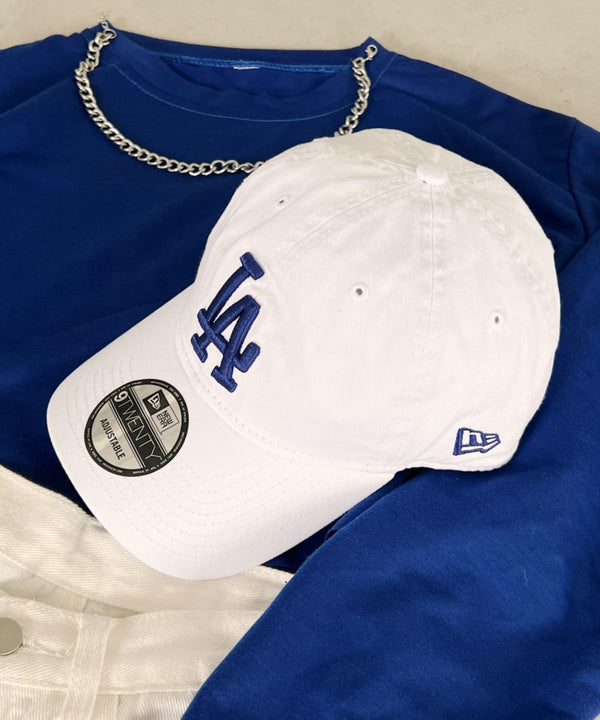 NEW ERA(ニューエラ)/9TWENTY MLB CORE CLASSIC 限定 メジャーリーグ べースボール ロゴキャップ MLB公式 チームロゴネームタグ アジャスター付 サイズ調整可能 | IM5232030 | ホワイト系その他