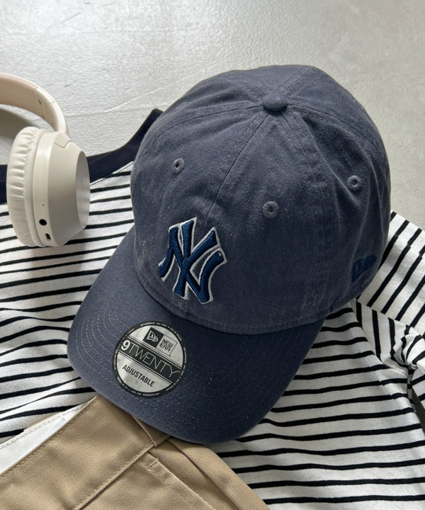 NEW ERA(ニューエラ)/9TWENTY MLB CORE CLASSIC 限定 メジャーリーグ べースボール ロゴキャップ MLB公式 チームロゴネームタグ アジャスター付 サイズ調整可能 | IM5232030 | グレー