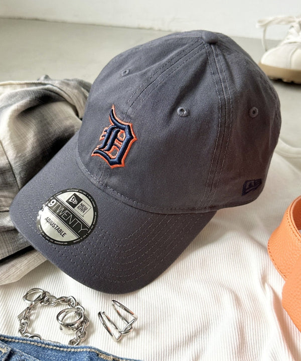 NEW ERA(ニューエラ)/9TWENTY MLB CORE CLASSIC 限定 メジャーリーグ べースボール ロゴキャップ MLB公式 チームロゴネームタグ アジャスター付 サイズ調整可能 | IM5232030 | チャコールグレー
