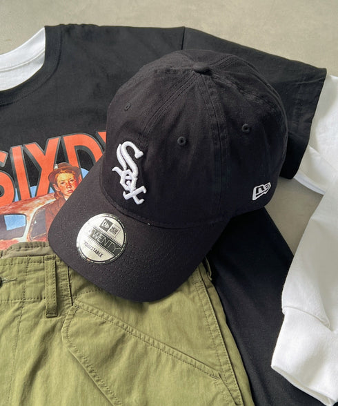 NEW ERA(ニューエラ)/9TWENTY MLB CORE CLASSIC 限定 メジャーリーグ べースボール ロゴキャップ MLB公式 チームロゴネームタグ アジャスター付 サイズ調整可能 | IM5232030 | ブラック系その他2