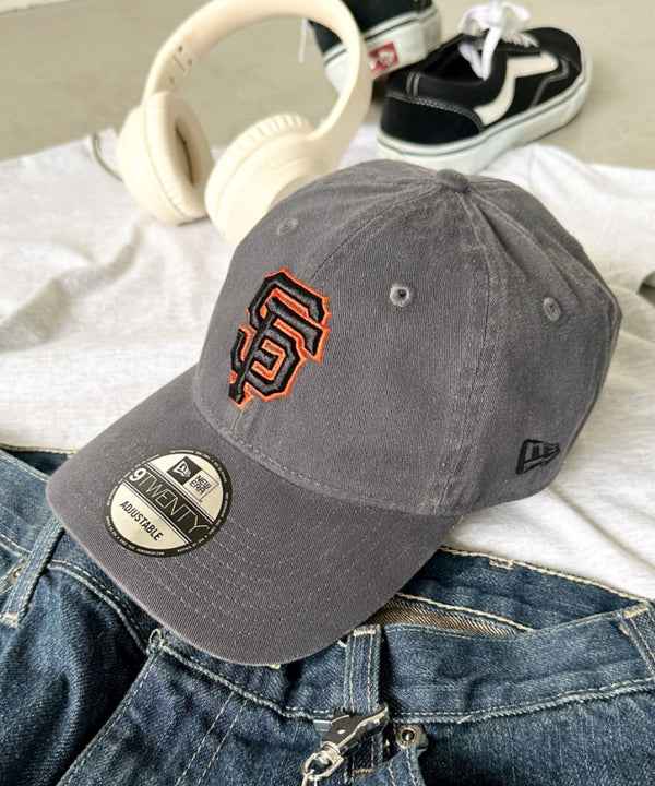NEW ERA(ニューエラ)/9TWENTY MLB CORE CLASSIC 限定 メジャーリーグ べースボール ロゴキャップ MLB公式 チームロゴネームタグ アジャスター付 サイズ調整可能 | IM5232030 | グレー系その他6