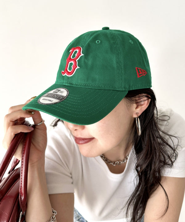 NEW ERA(ニューエラ)/9TWENTY MLB CORE CLASSIC 限定 メジャーリーグ べースボール ロゴキャップ MLB公式 チームロゴネームタグ アジャスター付 サイズ調整可能 | IM5232030 | グリーン系その他4