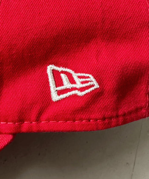 NEW ERA(ニューエラ)/9TWENTY MLB CORE CLASSIC 限定 メジャーリーグ べースボール ロゴキャップ MLB公式 チームロゴネームタグ アジャスター付 サイズ調整可能 | IM5232030 | レッド系その他3