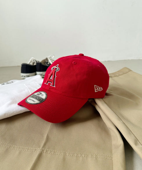NEW ERA(ニューエラ)/9TWENTY MLB CORE CLASSIC 限定 メジャーリーグ べースボール ロゴキャップ MLB公式 チームロゴネームタグ アジャスター付 サイズ調整可能 | IM5232030 | レッド系その他3