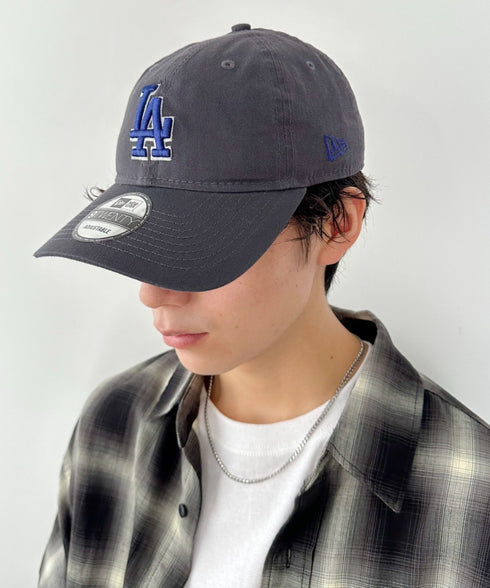 NEW ERA(ニューエラ)/9TWENTY MLB CORE CLASSIC 限定 メジャーリーグ べースボール ロゴキャップ MLB公式 チームロゴネームタグ アジャスター付 サイズ調整可能 | IM5232030 | グレー系その他