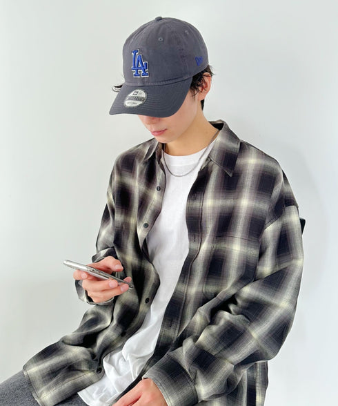 NEW ERA(ニューエラ)/9TWENTY MLB CORE CLASSIC 限定 メジャーリーグ べースボール ロゴキャップ MLB公式 チームロゴネームタグ アジャスター付 サイズ調整可能 | IM5232030 | グレー系その他