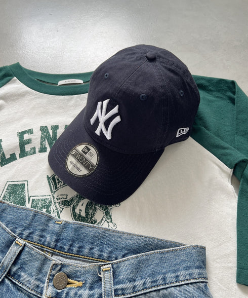 NEW ERA(ニューエラ)/9TWENTY MLB CORE CLASSIC 限定 メジャーリーグ べースボール ロゴキャップ MLB公式 チームロゴネームタグ アジャスター付 サイズ調整可能 | IM5232030 | ブラック