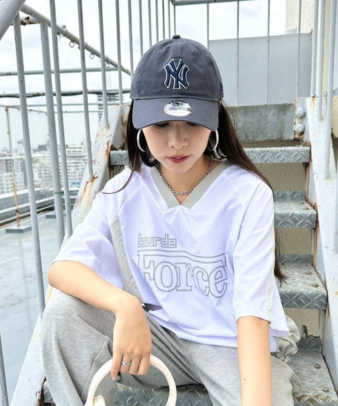 NEW ERA(ニューエラ)/9TWENTY MLB CORE CLASSIC 限定 メジャーリーグ べースボール ロゴキャップ MLB公式 チームロゴネームタグ アジャスター付 サイズ調整可能 | IM5232030 | グレー