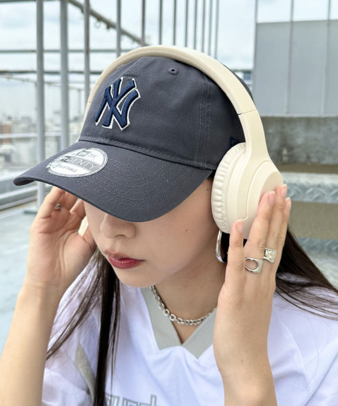 NEW ERA(ニューエラ)/9TWENTY MLB CORE CLASSIC 限定 メジャーリーグ べースボール ロゴキャップ MLB公式 チームロゴネームタグ アジャスター付 サイズ調整可能 | IM5232030 | グレー