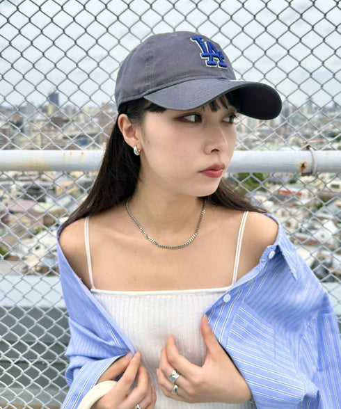 NEW ERA(ニューエラ)/9TWENTY MLB CORE CLASSIC 限定 メジャーリーグ べースボール ロゴキャップ MLB公式 チームロゴネームタグ アジャスター付 サイズ調整可能 | IM5232030 | グレー系その他